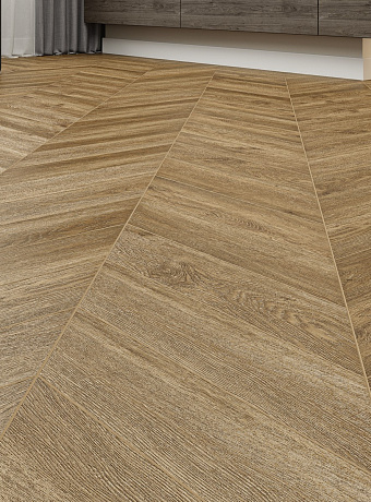 Виниловый ламинат (SPC) Alpine Floor CHEVRON  Макадамия