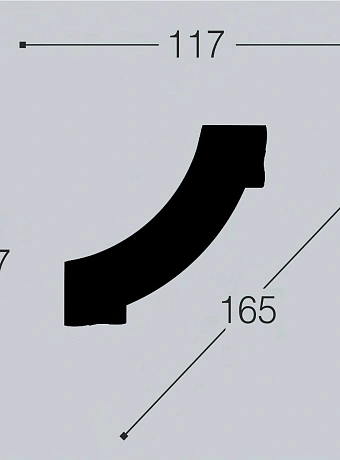 Угол декоративный Bello Deco  М15У1