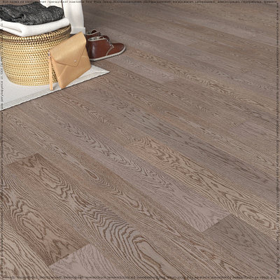 Паркетная доска Karelia LIGHT  Oak Frostbite