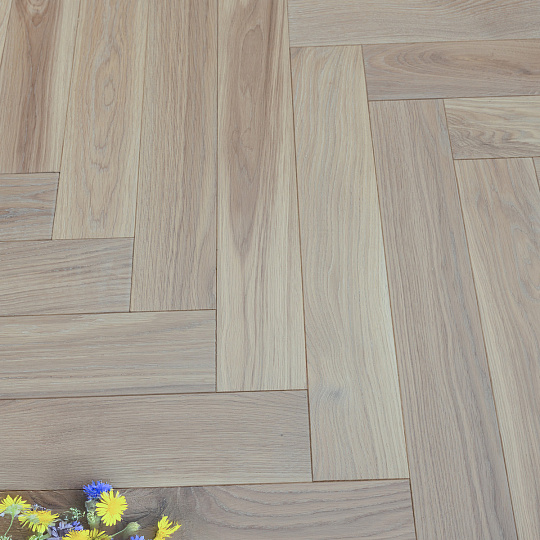 Инженерная доска Karelia HERRINGBONE  Oak Tan NATUR 1S OIL MAT