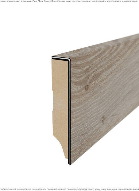 Плинтус МДФ Fine Floor  Дуб Шер>