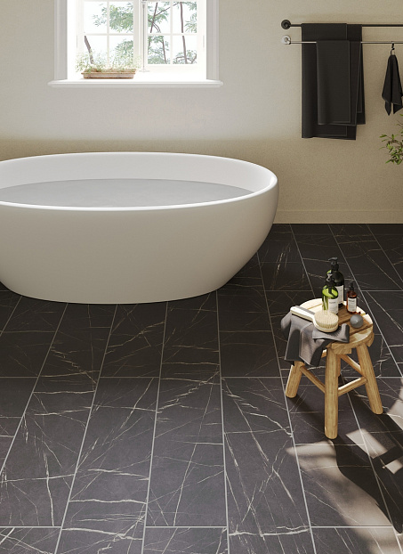 Ламинат Egger PRO Large 8-33 Aqua+ Камень Пьетра Гриджиа Чёрный