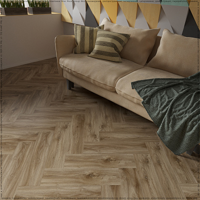 Кварцвиниловая плитка (LVT) Fine Floor FF-RICH Craft Short Plank Дуб Лувр