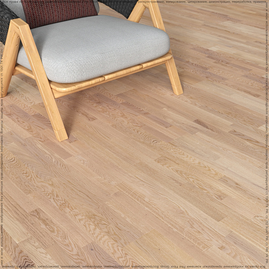 Паркетная доска Polarwood CLASSIC  Oak Living White COUNTRY 3S LAC MAT