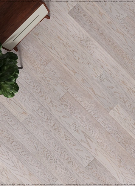 Паркетная доска Karelia ESSENCE Oak Polar White MIX NATUR 1S LAC MAT