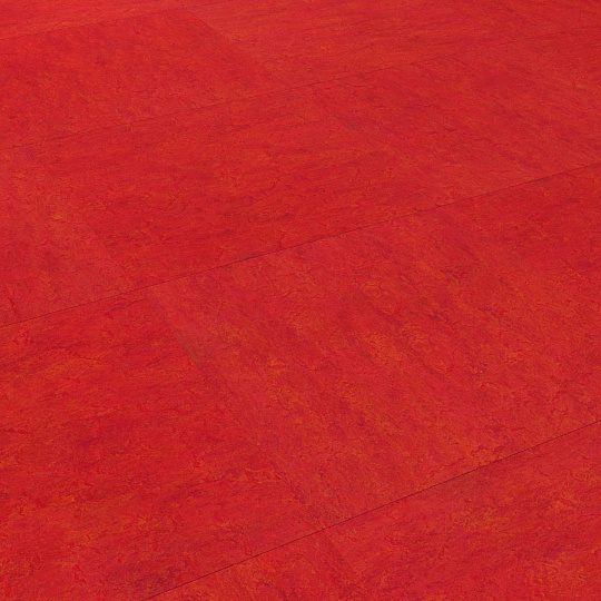 Линолеум модульный Marmoleum MODULAR COLOUR Scarlet t3131 шириной  м