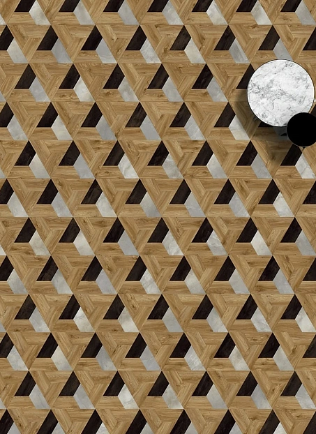 Кварц-винил (LVT) Moduleo MOODS  Trapezoid Cloud Ctone 46244BH