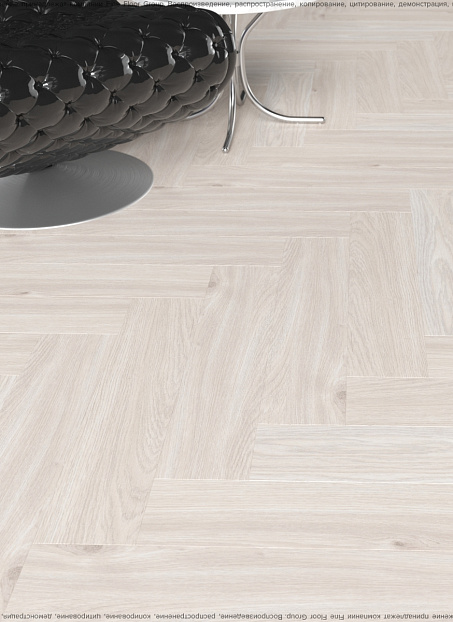 Виниловый ламинат (SPC) CronaFloor HERRINGBONE  Дуб Ницца сторона L/R - 50/50