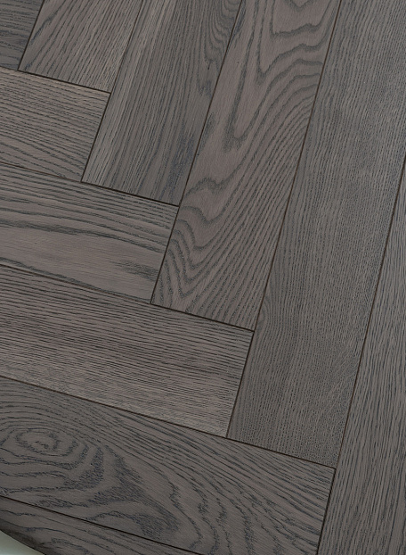 Инженерная доска Karelia HERRINGBONE  Oak Chifon NATUR 1S OIL MAT