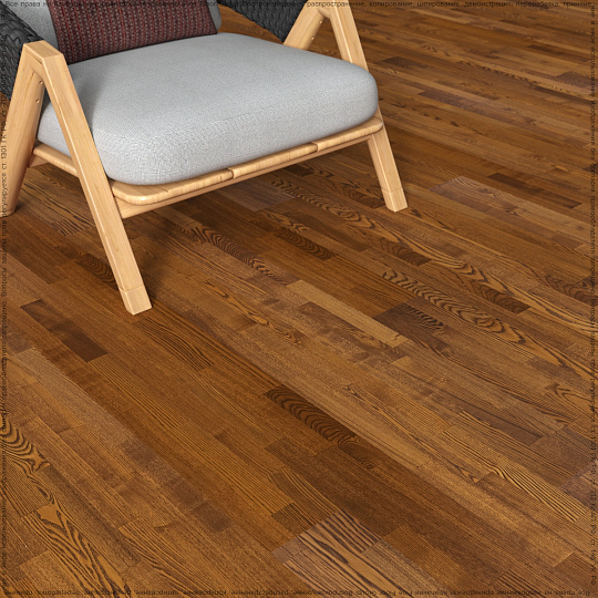 Паркетная доска Polarwood CLASSIC  Ash Whisky COUNTRY 3S LAC S.MAT