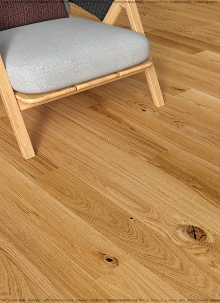 Паркетная доска Polarwood CLASSIC  Oak Premium Polar RUSTIC 1S LAC MAT