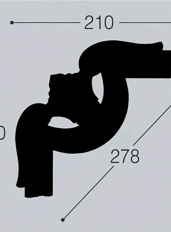 Угол декоративный Bello Deco  М15У2