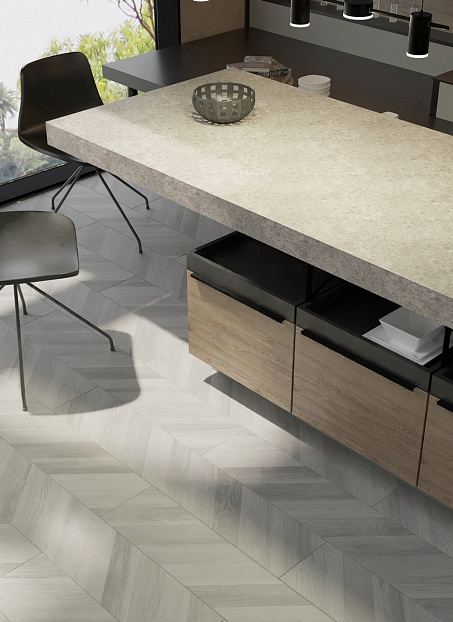 Ламинат Egger PRO Large 8-33 Елка Дуб Кестинкорт Пепел правая