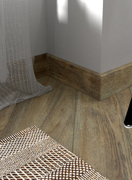 Плинтус МДФ Fine Floor  Дуб Карлин