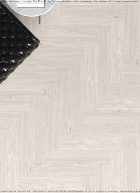 Виниловый ламинат (SPC) CronaFloor HERRINGBONE  Дуб Ницца сторона L/R - 50/50