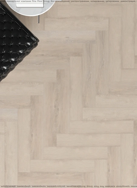 Виниловый ламинат (SPC) CronaFloor HERRINGBONE  Дуб Дижон сторона L/R - 50/50