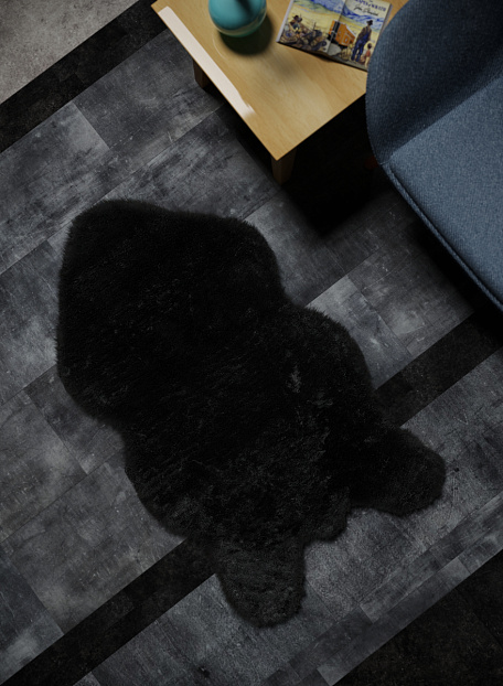 Коврик Shahintex ШКУРА Блэкглама 01