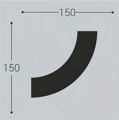 Bello Deco Угол декоративный М10У3