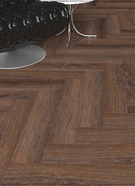 Виниловый ламинат (SPC) CronaFloor HERRINGBONE  Дуб Тулуза сторона L/R - 50/50
