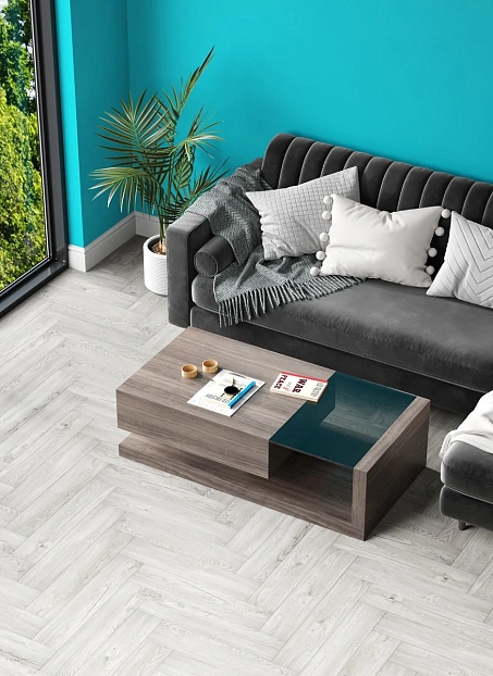 Виниловый ламинат (SPC) Alpine Floor LIGHT PARQUET Снежный