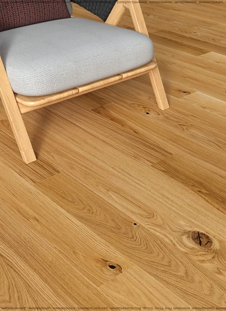 Паркетная доска Polarwood CLASSIC Oak Premium Polar RUSTIC 1S LAC MAT