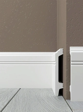 Плинтус напольный Де-Багет XPS Polymer ДН120