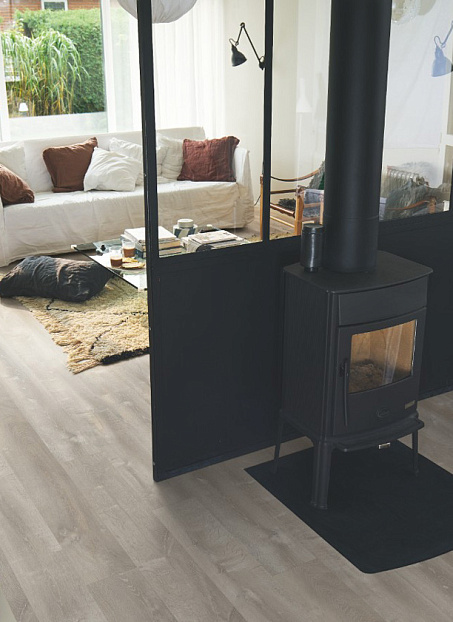 Кварцвиниловая плитка (LVT) Pergo OPTIMUM CLICK  Дуб Речной Серый