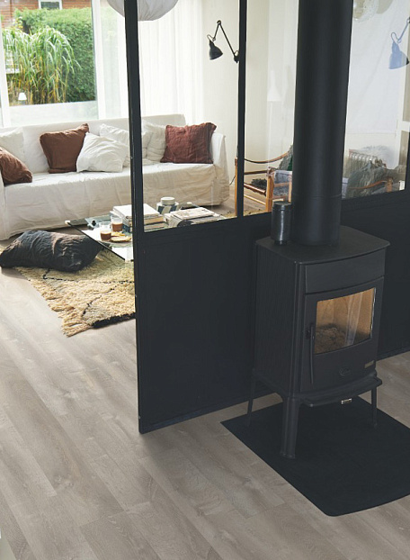 Кварцвиниловая плитка (LVT) Pergo OPTIMUM CLICK  Дуб Речной Серый