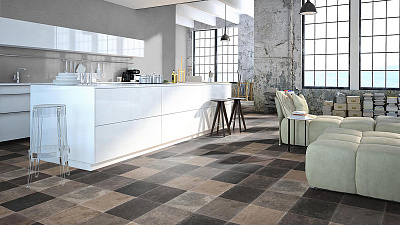 Кварцвиниловая плитка (LVT) Classen CERAMIN T  Prime Blaust Mix