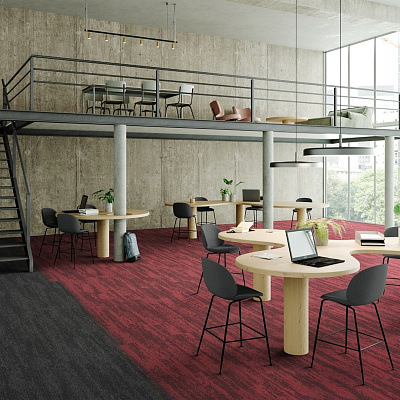 Ковровая плитка IVC Commercial RUDIMENTS Clay create 339