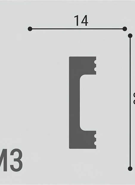 Молдинг Де-Багет М3
