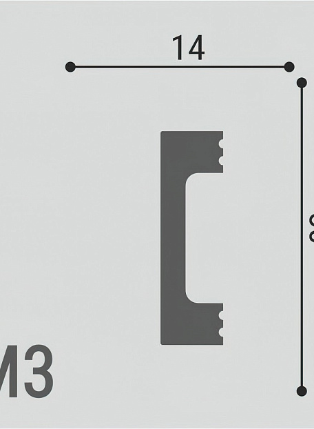 Молдинг Де-Багет М3