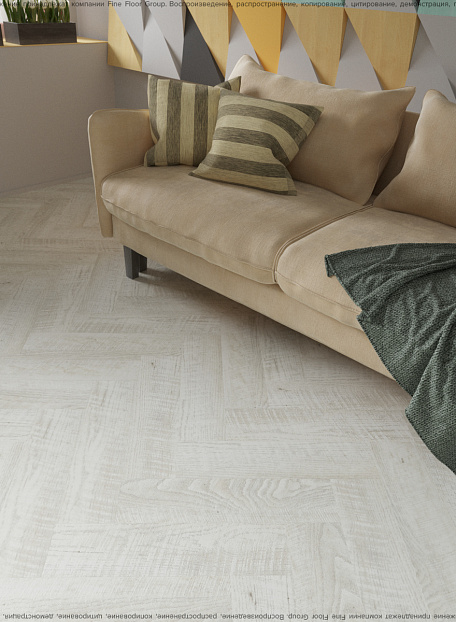 Кварцвиниловая плитка (LVT) Fine Floor FF-RICH Craft Short Plank Дуб Анхель