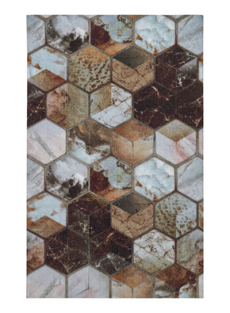 Коврик Icarpet PRINT Соты Фэншуй 107