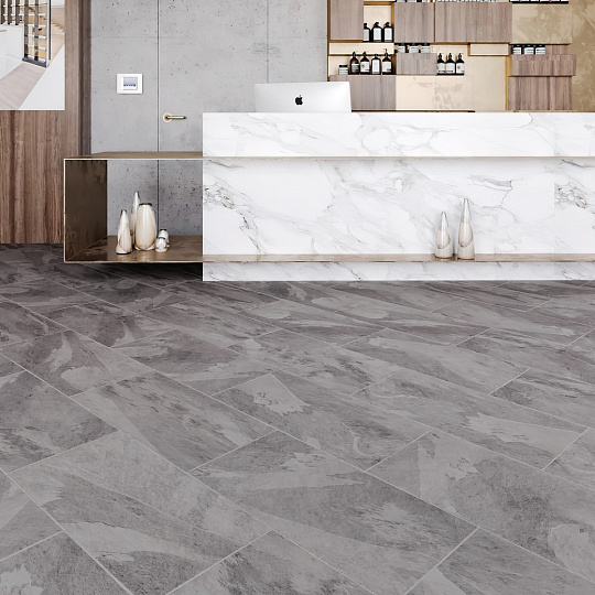 Кварцвиниловая плитка (LVT) Moduleo IMPRESS  Mustang Slate 70928