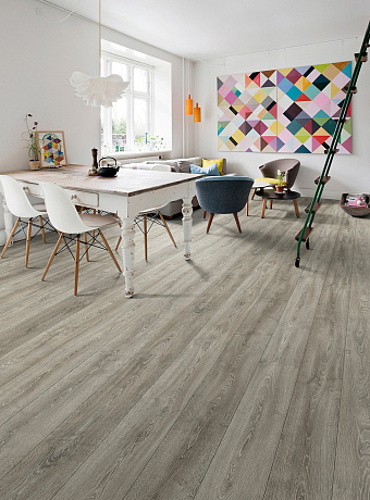 Линолеум рулонный IVC Home PORTO Sauder Oak W96 шириной 4 м