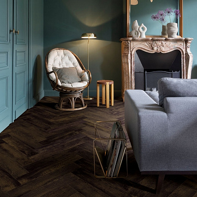 Кварцвиниловая плитка (LVT) Moduleo LAYRED HERRINGBONE Country Oak 54991