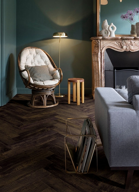 Кварцвиниловая плитка (LVT) Moduleo LAYRED HERRINGBONE  Country Oak 54991