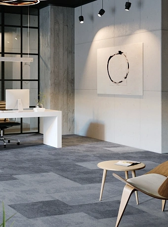 Ковровая плитка IVC Commercial RUDIMENTS Basalt echo 569