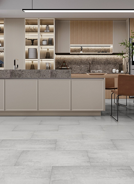 Кварцвиниловая плитка (LVT) Alpine Floor LIGHT STONE  Самерсет