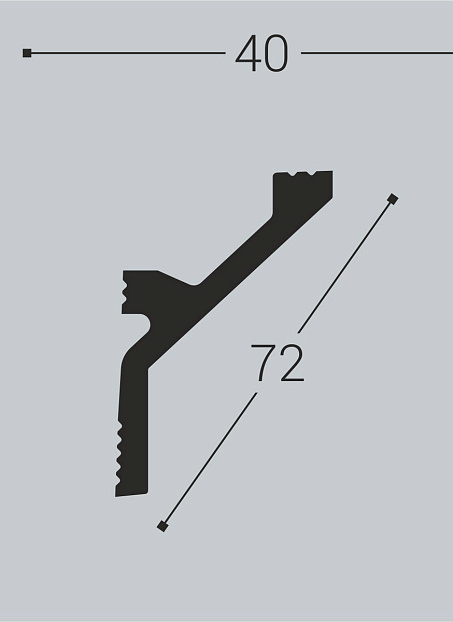 Карниз Bello Deco К12