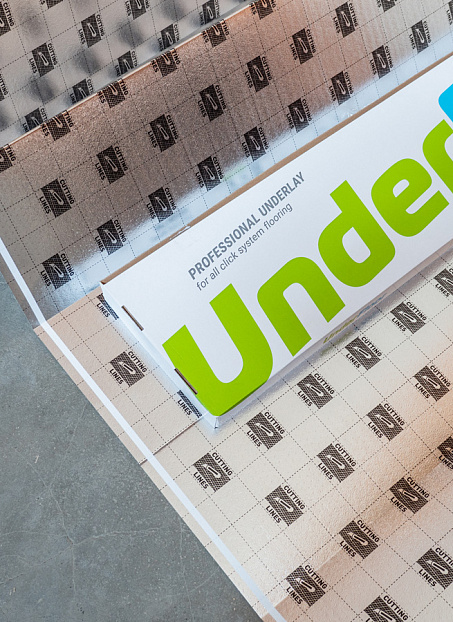 Подложка под напольные покрытия UnderFloor SILVER LINE>