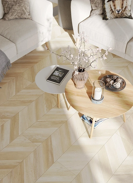 Ламинат Egger PRO Large 8-33 Елка Дуб Кестинкорт Мокко правая