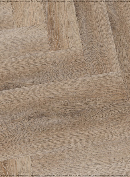 Виниловый ламинат (SPC) CronaFloor HERRINGBONE  Дуб Монпелье сторона L/R - 50/50