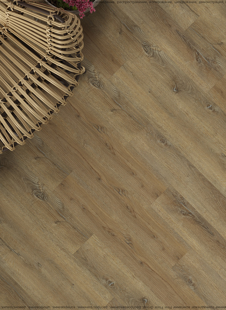 Кварц-винил (LVT) EcoClick ECORICH  Дуб Марракеш