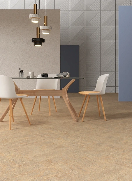 Линолеум модульный Marmoleum MODULAR MARBLED Остров Донкей (Donkey Island t3407) шириной м