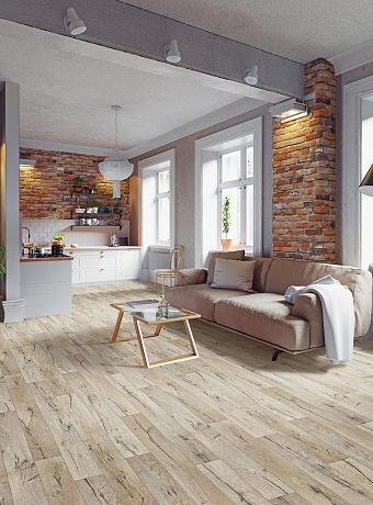 Линолеум рулонный IVC Home TEXART Hunter Oak 532 шириной 4 м