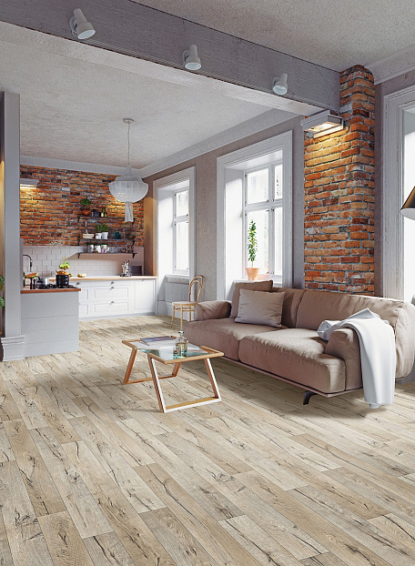 Линолеум рулонный IVC Home TEXART Hunter Oak 532 шириной 2.5 м