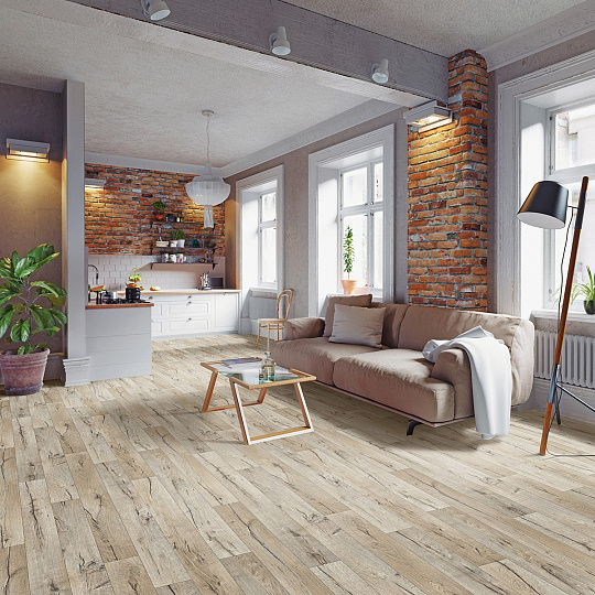 Линолеум рулонный IVC Home TEXART Hunter Oak 532 шириной 2.5 м