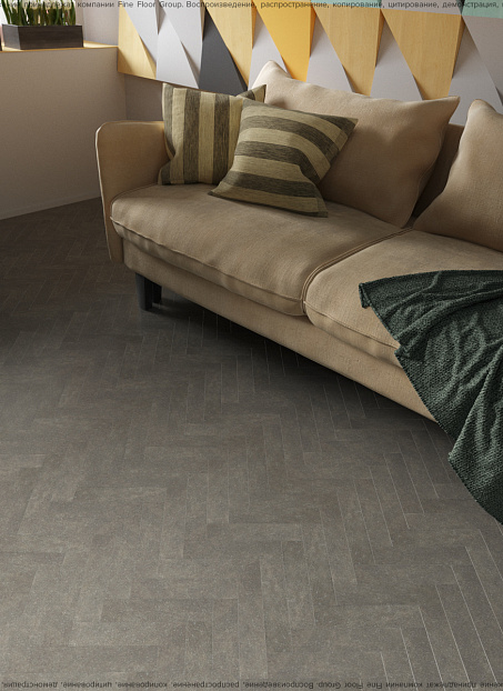 Кварцвиниловая плитка (LVT) Fine Floor FF-STONE Craft Small Plank Шато де Анжони